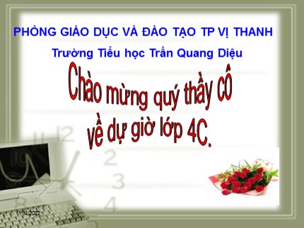 Bài giảng Tập đọc Lớp 4 - Bài: Vẽ về cuộc sống an toàn - Trường Tiểu Học Trần Quang Diệu