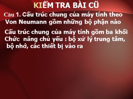 Bài giảng Tin học 6 - Bài 9: Vì sao cần có hệ điều hành