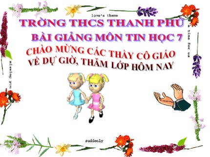 Bài giảng Tin học 7 - Bài 5: Thao tác với bảng tính - Trường THCS Thanh Phú