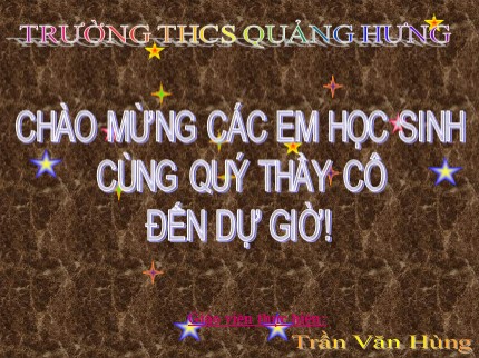 Bài giảng Tin học 7 - Bài 6: Bảo vệ thông tin máy tính (Tiết 1) - Trần Văn Hùng