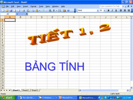 Bài giảng Tin học Khối 7 - Bài 1: Chương trình bảng tính là gì? (Bản hay)