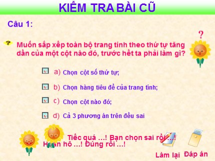 Bài giảng Tin học Khối 7 - Bài 9: Trình bày dữ liệu bằng biểu đồ (Tiết 1)