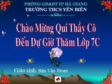 Bài giảng Tin học Khối 7 - Tiết 50: Thực hành học toán với phần mềm Toolkit Math - Bàn Văn Đoan