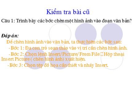 Bài giảng Tin học Lớp 6 - Bài 21: Trình bày cô đọng bằng bảng