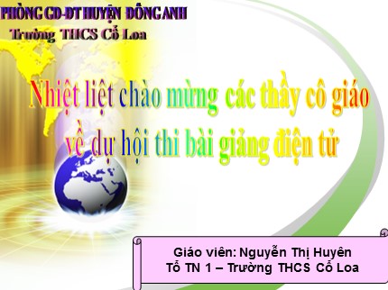 Bài giảng Tin học Lớp 7 - Bài 16: Định dạng văn bản - Nguyễn Thị Huyên