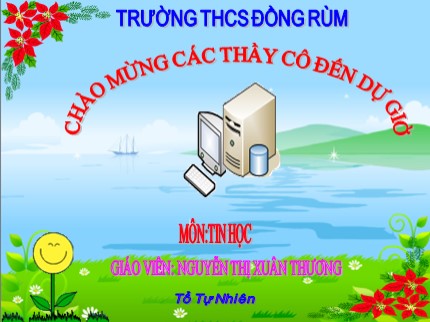 Bài giảng Tin học Lớp 7 - Bài: Học toán với Toolkit Math - Nguyễn Thị Xuân Thương