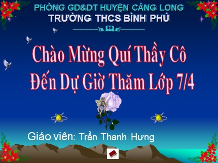 Bài giảng Tin học Lớp 7 - Bài: Học toán với Toolkit Math - Trần Thanh Hưng