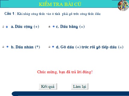 Bài giảng Tin học Lớp 7 - Tiết 15+16: Bài thực hành 3 - Bảng điểm của em