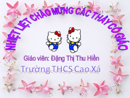 Bài giảng Tin học Lớp 7 - Tiết 21: Bài tập - Đặng Thị Thu Hiền