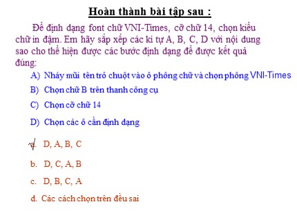 Bài giảng Tin học Lớp 7 - Tiết 45: Trình bày và in trang tính