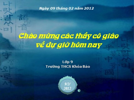 Bài giảng Tin học Lớp 9 - Bài 11: Thêm hình ảnh vào trang chiếu