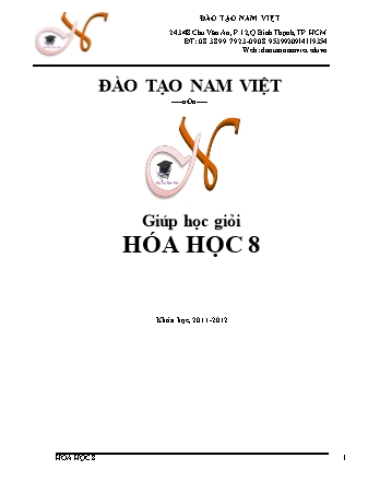 Tài liệu Giúp học giỏi Hóa học 8