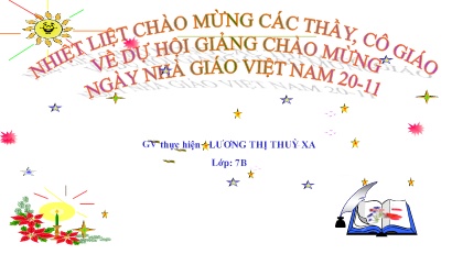 Bài giảng Âm nhạc Lớp 7 - Bài 4: Giới thiệu chung về rừng - Lương Thị Thuỳ Xa