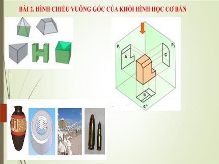 Bài giảng Công nghệ Lớp 8 (Cánh diều) - Bài 2: Hình chiếu vuông góc của khối hình học cơ bản