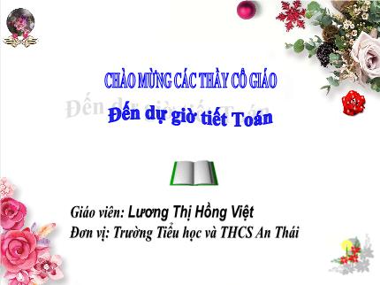 Bài giảng Toán Lớp 1 - Bài 48: Luyện tập - Năm học 2023-2014 - Lương Thị Hồng Việt