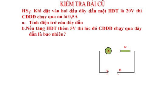 Bài giảng Vật lý Lớp 9 - Bài 4: Đoạn mạch nối tiếp