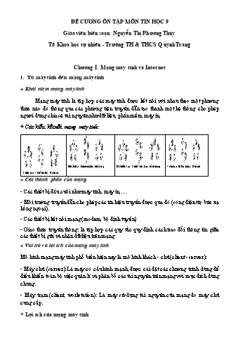 Đề cương ôn tập môn Tin học 9 - Nguyễn Thị Phương Thúy