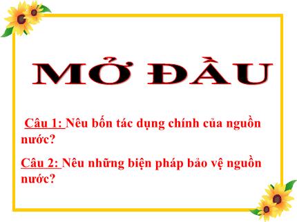 Bài giảng Đạo đức 3 - Bài: Chăm sóc cây trồng, vật nuôi - Năm học 2021-2022 - Nguyễn Thị Thảo