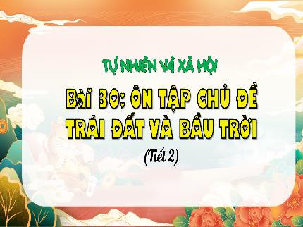 Bài giảng Tự nhiên & Xã hội 3 - Bài 28: Bề mặt Trái Đất (Tiết 2) - Nguyễn Thị Minh Hiểu