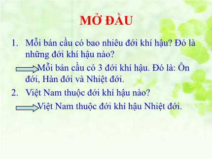Bài giảng Tự nhiên & Xã hội 3 - Bài 66: Bề mặt Trái Đất - Năm học 2021-2022 - Nguyễn Thị Thảo