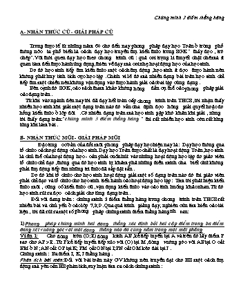 Sáng kiến kinh nghiệm Phương pháp chứng minh 3 điểm thẳng hàng