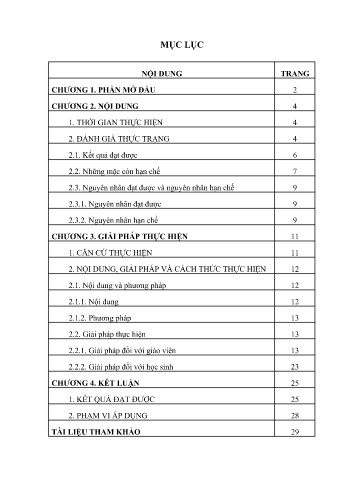 SKKN Một số biện pháp nâng cao hiệu quả sinh hoạt chuyên môn dựa theo nghiên cứu bài học tại trường PTDTBT TH số 1 Hương Trà