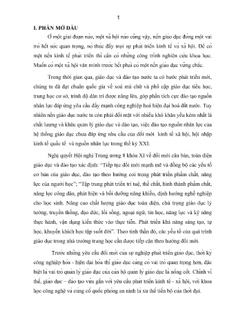 SKKN Thực trạng và giải pháp nâng cao chất lượng quản lý giáo dục tại Trường THCS Phổ An, Thị xã Đức Phổ
