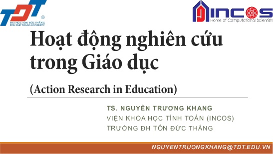Slide Nghiên cứu khoa học trong trường Trung học phổ thông